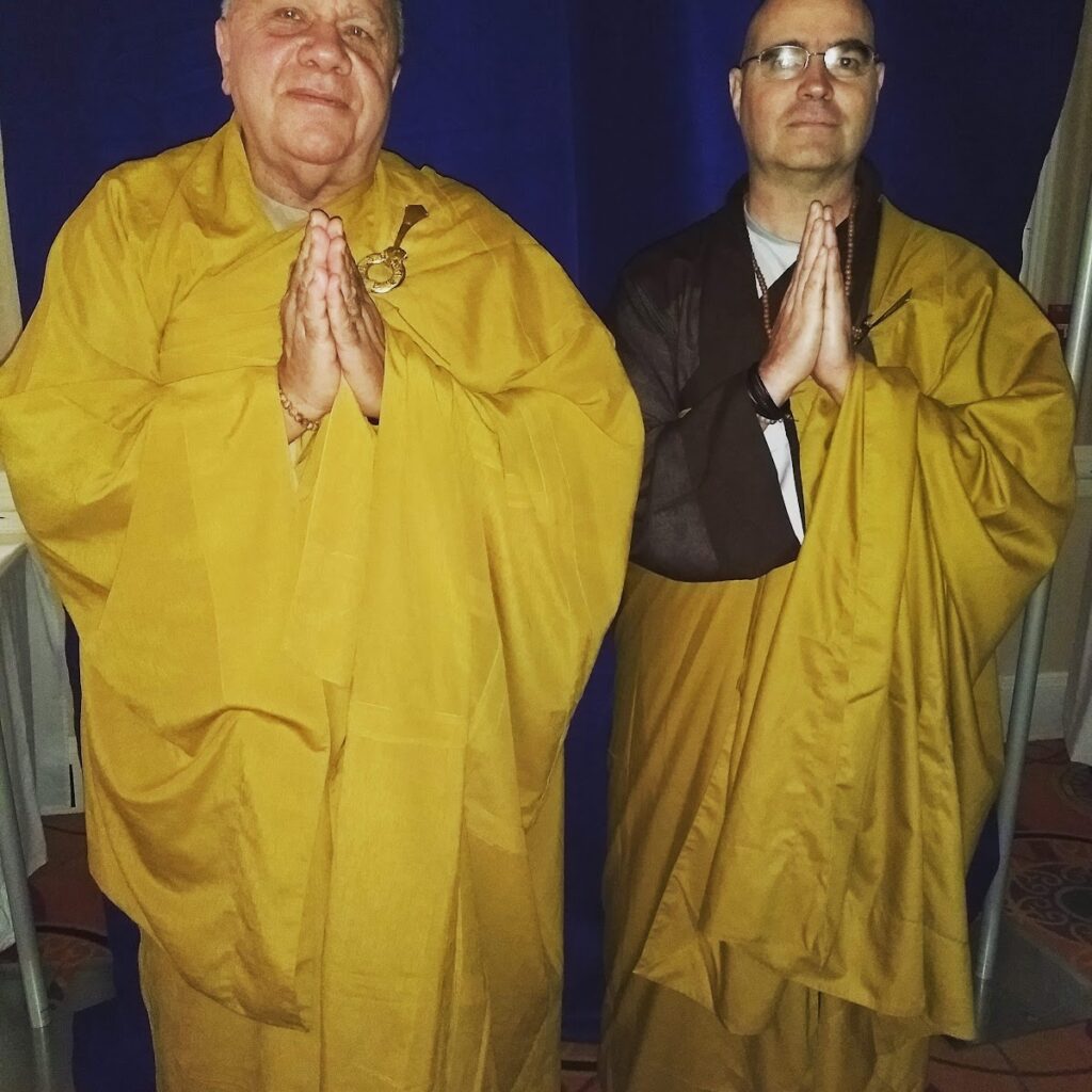 Daniel Belum in monk robes